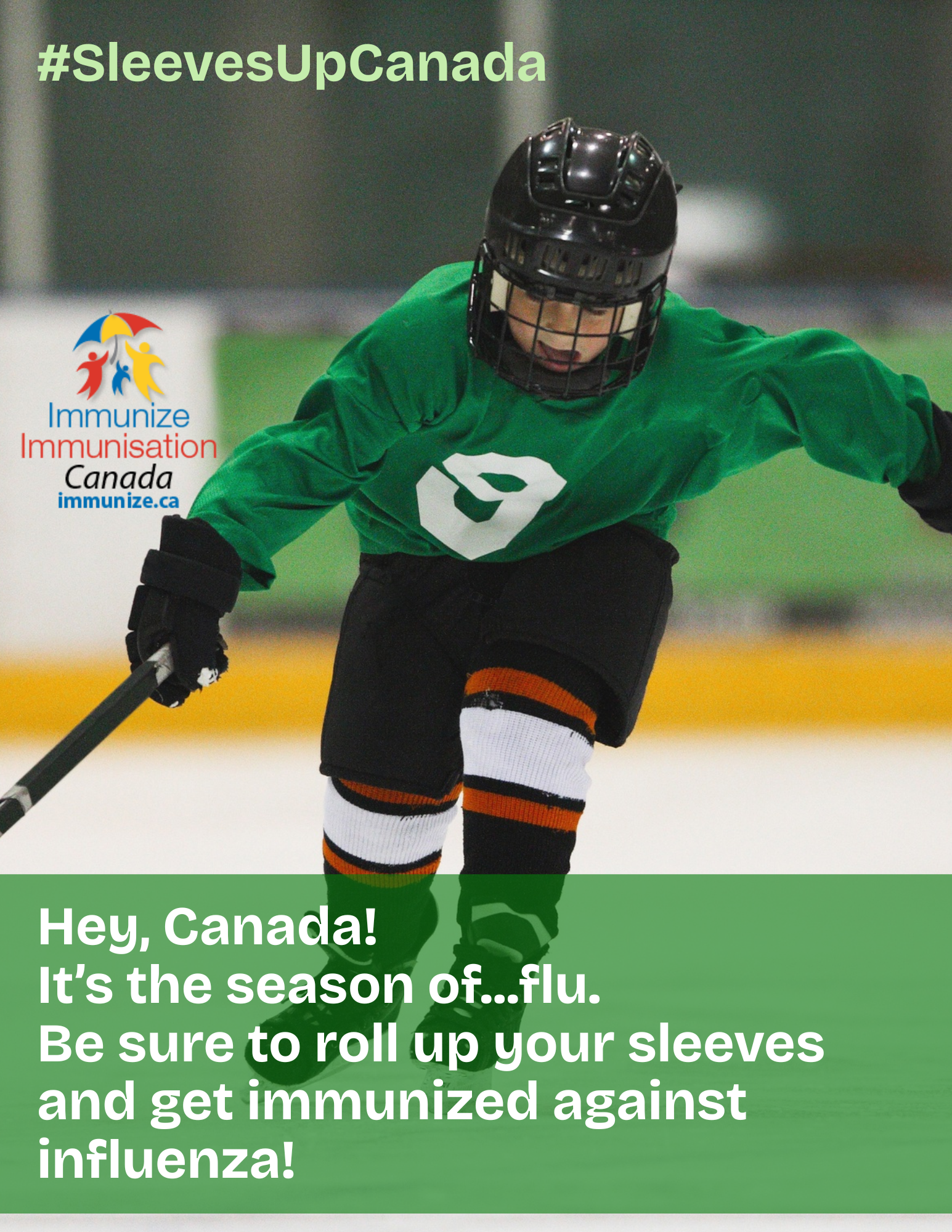 Sleeves up, Canada! - influenza immunization - poster 5
