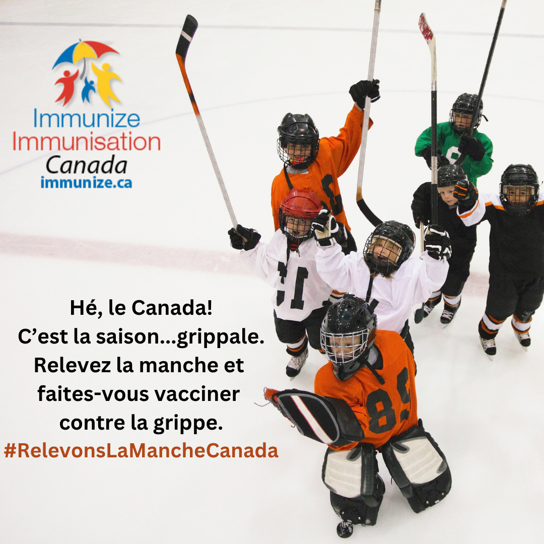 Relevons la manche, Canada! Faites-vous vacciner contre la grippe