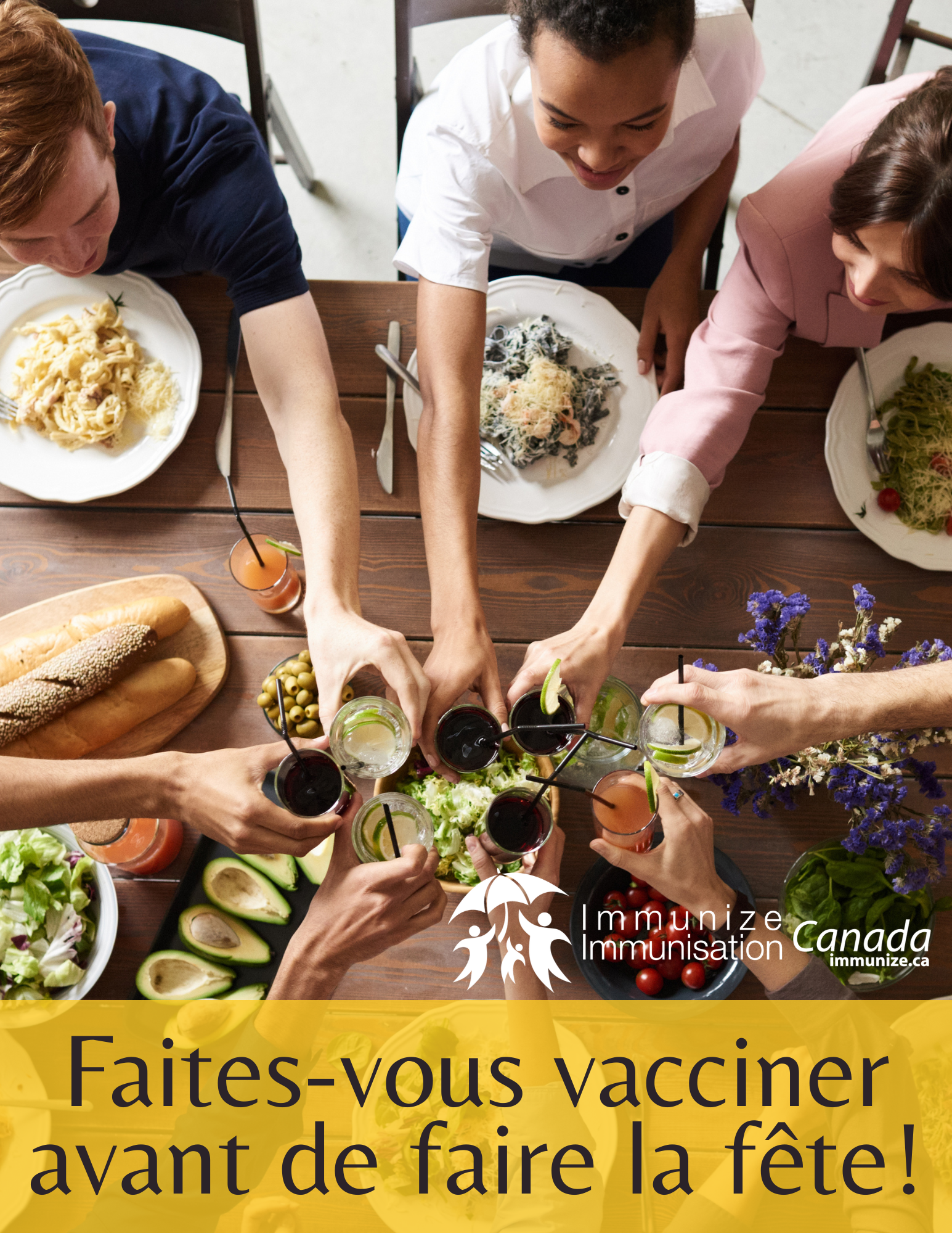 Faites-vous vacciner avant de faire la fête! (affiche 2)