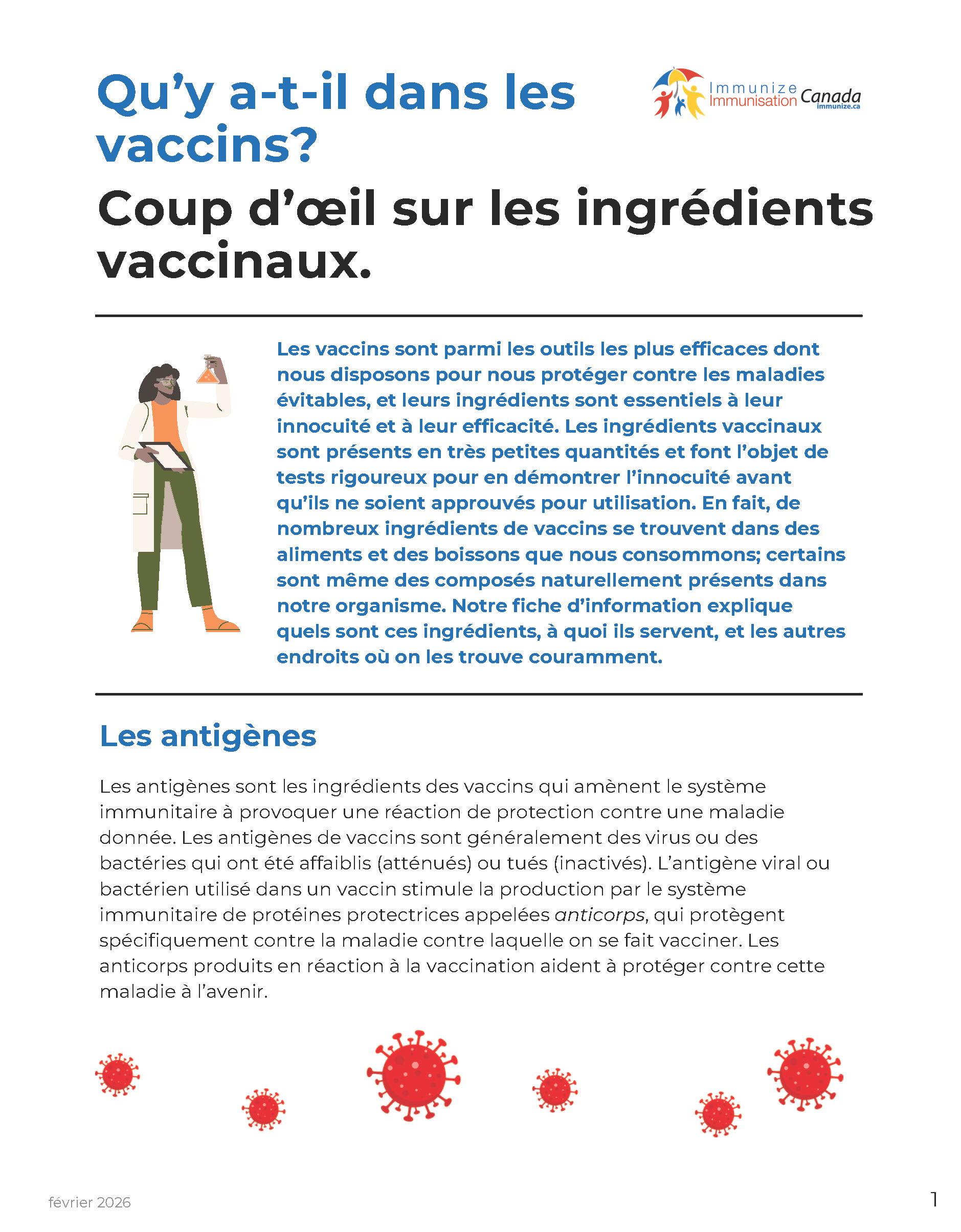 Qu'y a-t-il dans les vaccins? Un coup d'oeil sur les ingrédients vaccinaux