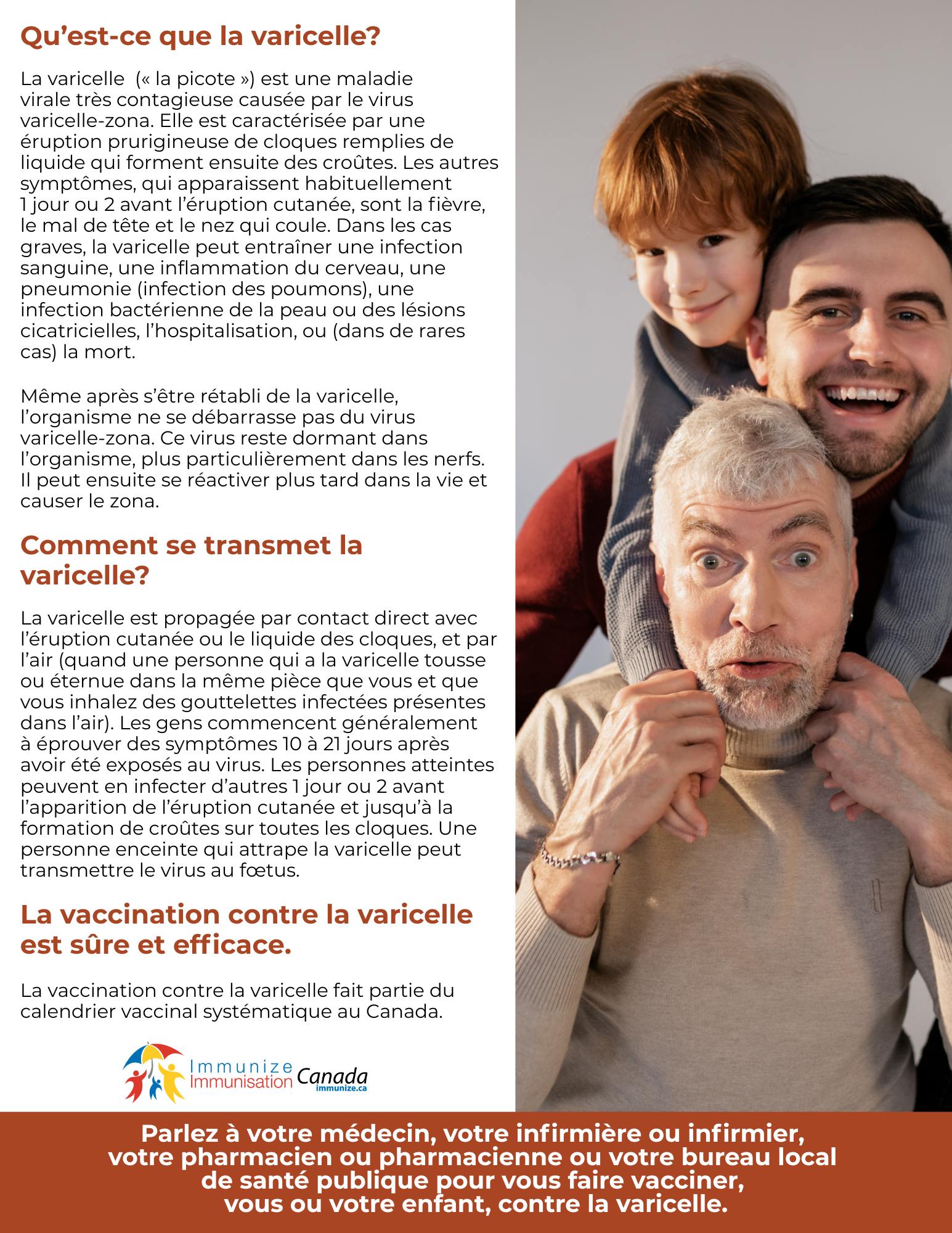 Qu'est-ce que la varicelle? (affiche 2)