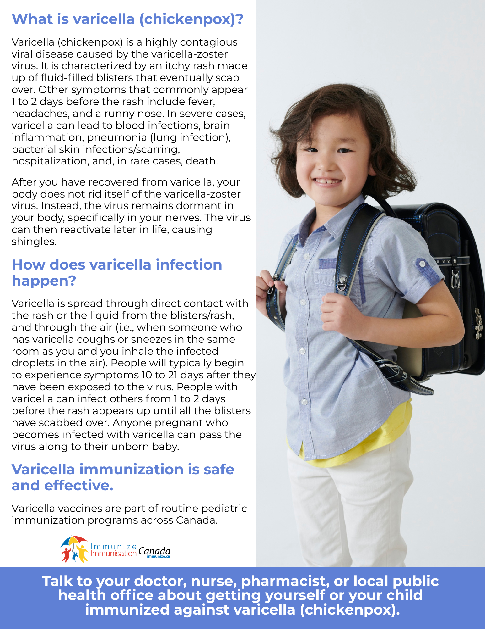 What is varicella? (poster 3)